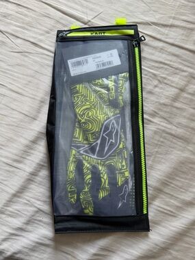 Alpinestars Black Bag with Neon Yellow Handle